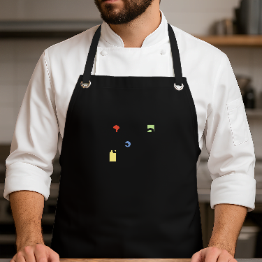 Özel Tasarım Master Chef Mutfak Önlüğü (Özelleştirilmiş)