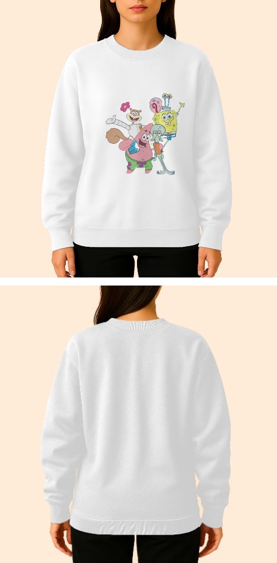 Tasarlanabilir Oversize Sweatshirt Premium Kalın Kumaş (Özelleştirilmiş) - 1x S, 1x L