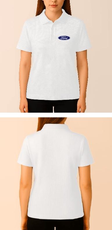 Tasarlanabilir Polo Yaka Tişört Premium Kalite (Özelleştirilmiş) - 1x L