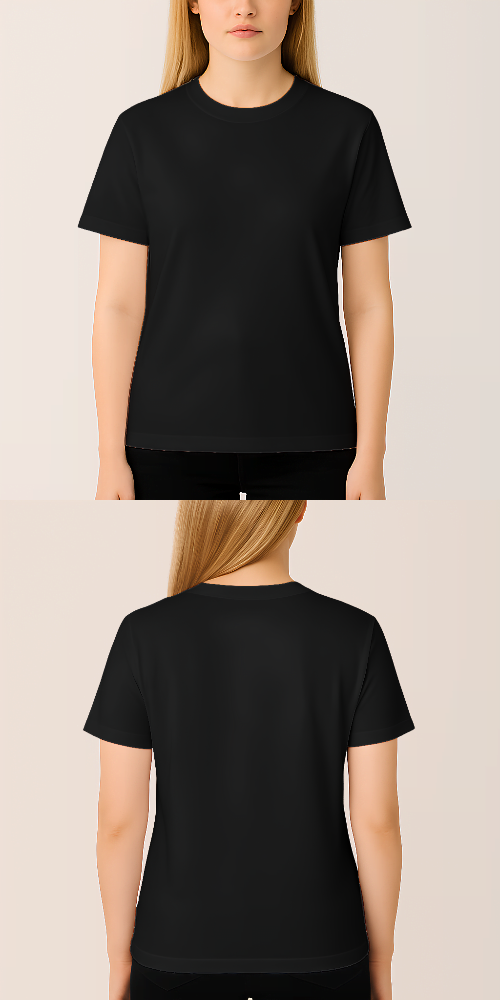 Tasarlanabilir Avrupa Kesim Regular Tişört (Özelleştirilmiş)