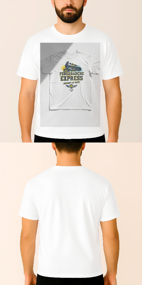 Tasarlanabilir Avrupa Kesim Regular Tişört (Özelleştirilmiş)