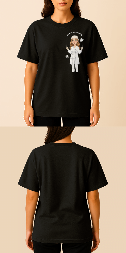 Tasarlanabilir Oversize Tişört Premium Kalite (Özelleştirilmiş)