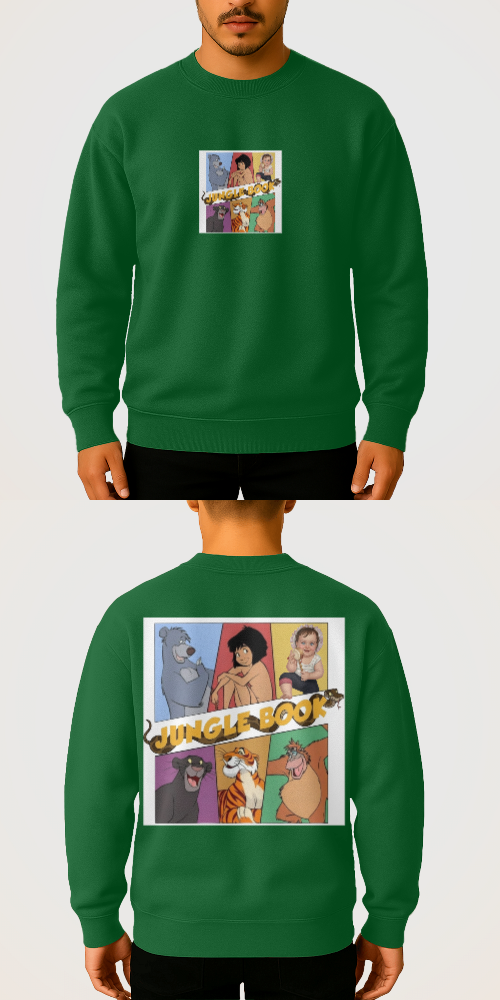 Tasarlanabilir Oversize Sweatshirt Premium Kalın Kumaş (Özelleştirilmiş)