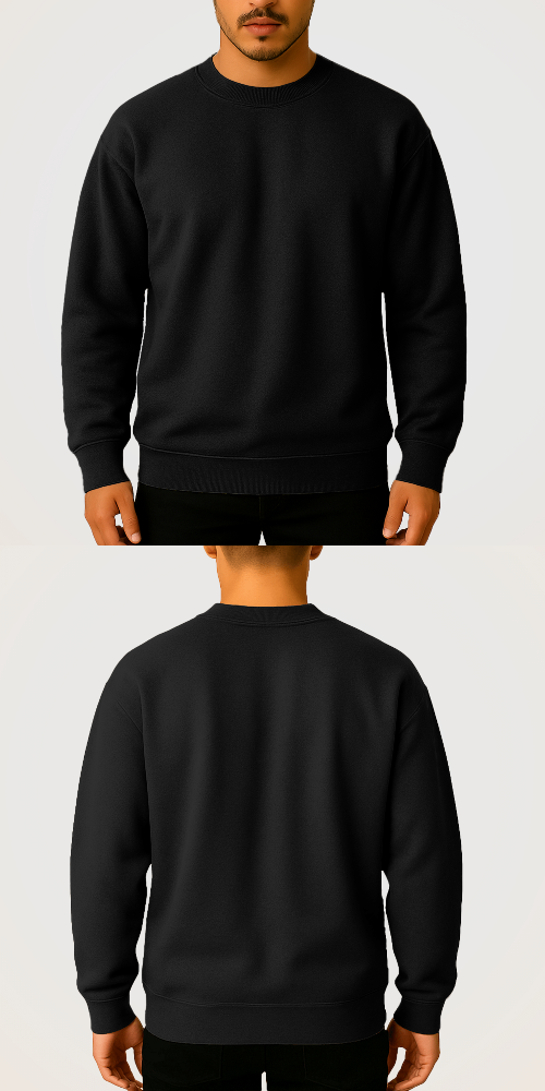 Tasarlanabilir Oversize Sweatshirt Premium Kalın Kumaş (Özelleştirilmiş)