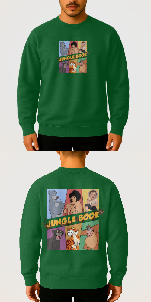 Tasarlanabilir Oversize Sweatshirt Premium Kalın Kumaş (Özelleştirilmiş)