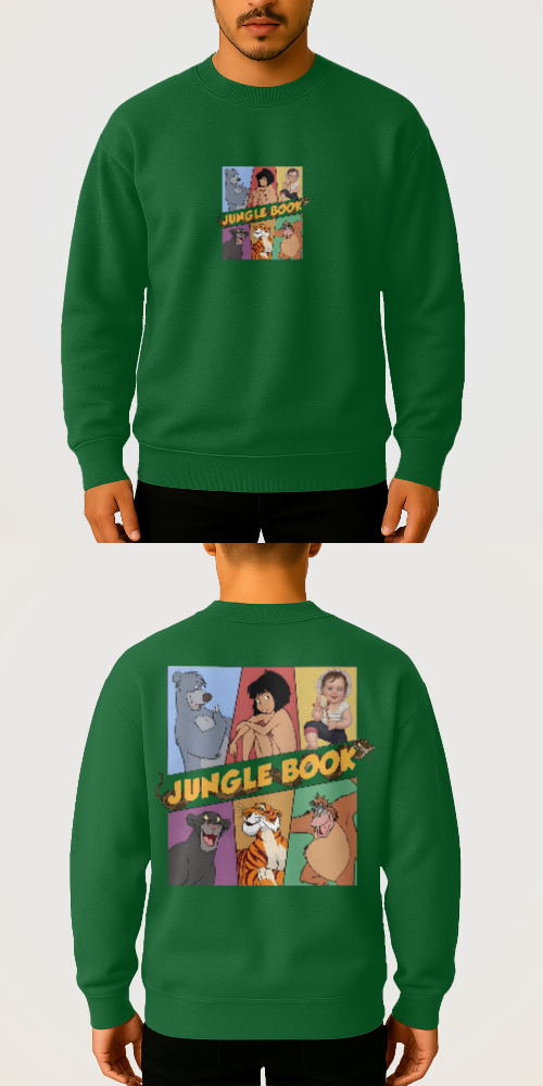 Tasarlanabilir Oversize Sweatshirt Premium Kalın Kumaş (Özelleştirilmiş)