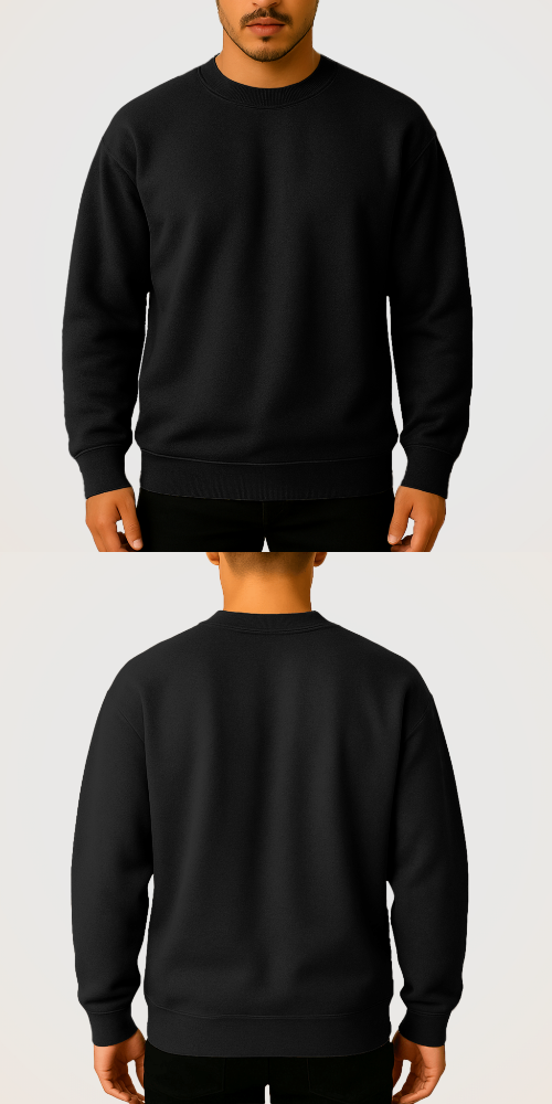 Tasarlanabilir Oversize Sweatshirt Premium Kalın Kumaş (Özelleştirilmiş)