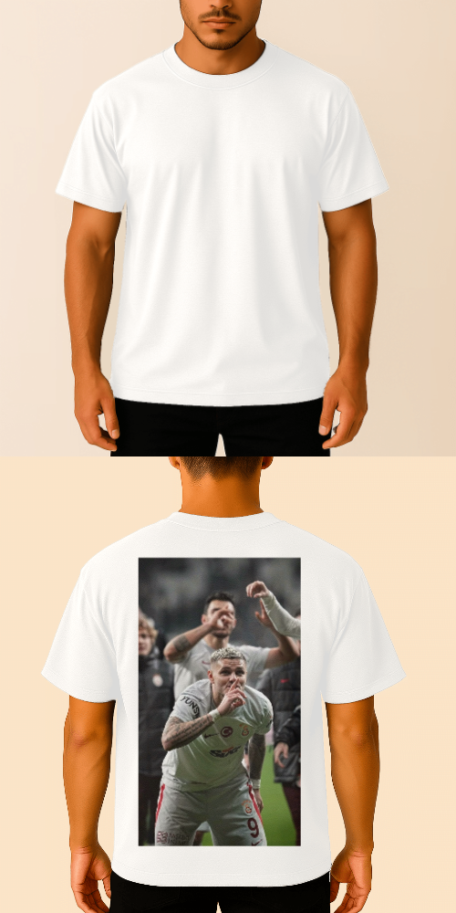 Tasarlanabilir Oversize Tişört Premium Kalite (Özelleştirilmiş)