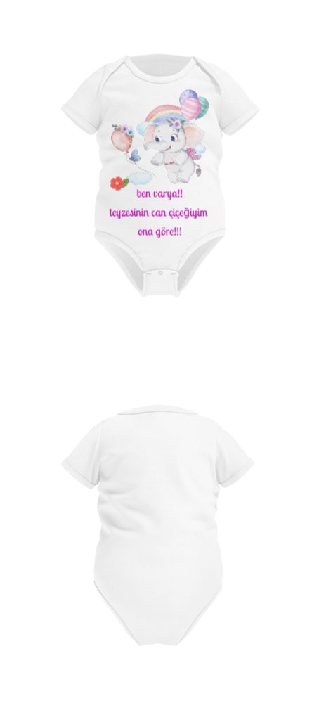 Tasarlanabilir Bebek Zıbın (Özelleştirilmiş)