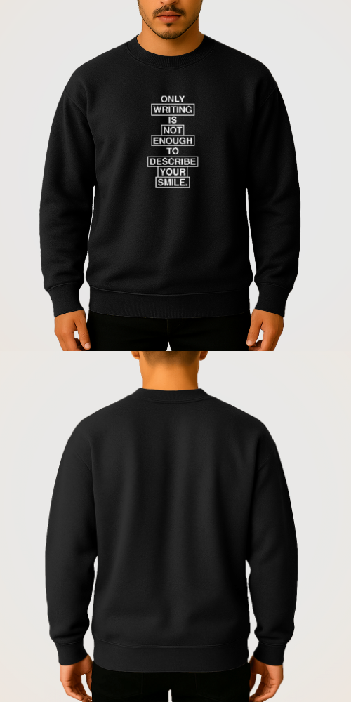 Tasarlanabilir Oversize Sweatshirt Premium Kalın Kumaş (Özelleştirilmiş)