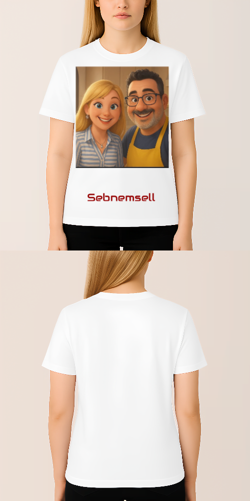 Tasarlanabilir Avrupa Kesim Regular Tişört (Özelleştirilmiş)