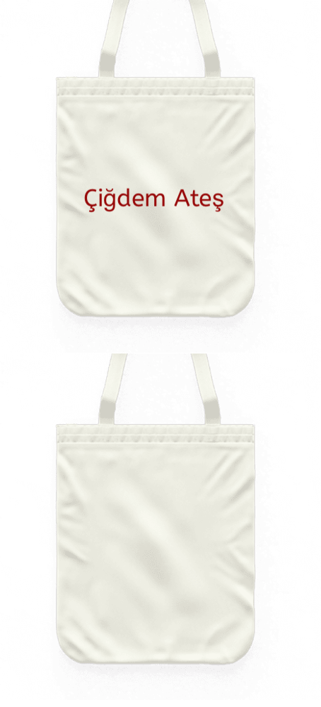 Tasarlanabilir Bez Çanta (Özelleştirilmiş)