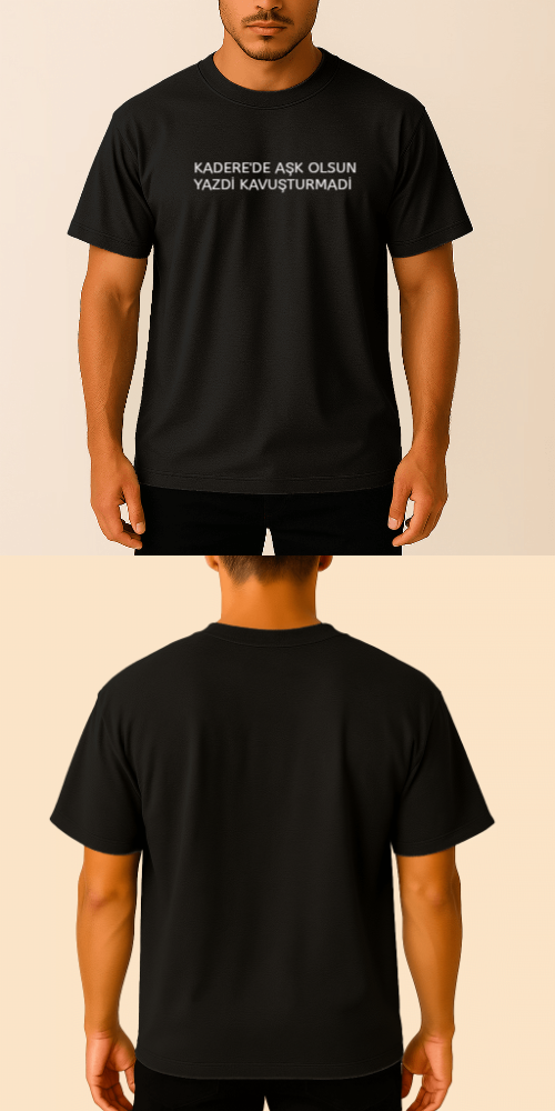 Tasarlanabilir Oversize Tişört Premium Kalite (Özelleştirilmiş)