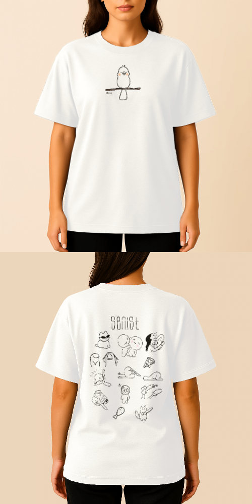 Tasarlanabilir Oversize Tişört Premium Kalite (Özelleştirilmiş)