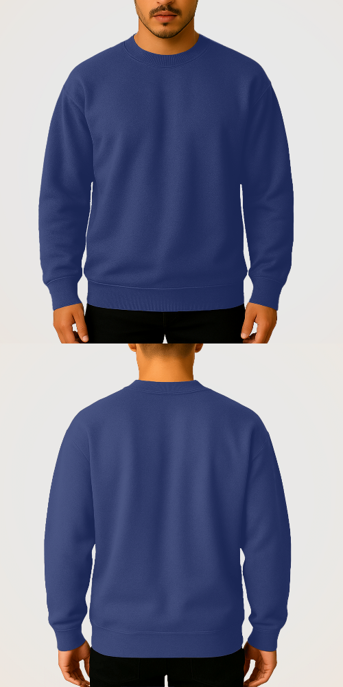 Tasarlanabilir Oversize Sweatshirt Premium Kalın Kumaş (Özelleştirilmiş)