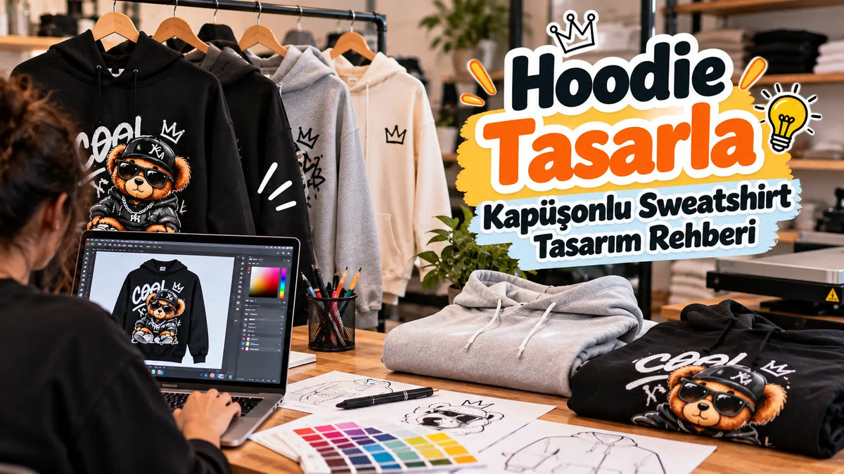 Hoodie Tasarla: Kapüşonlu Sweatshirt Tasarım Rehberi