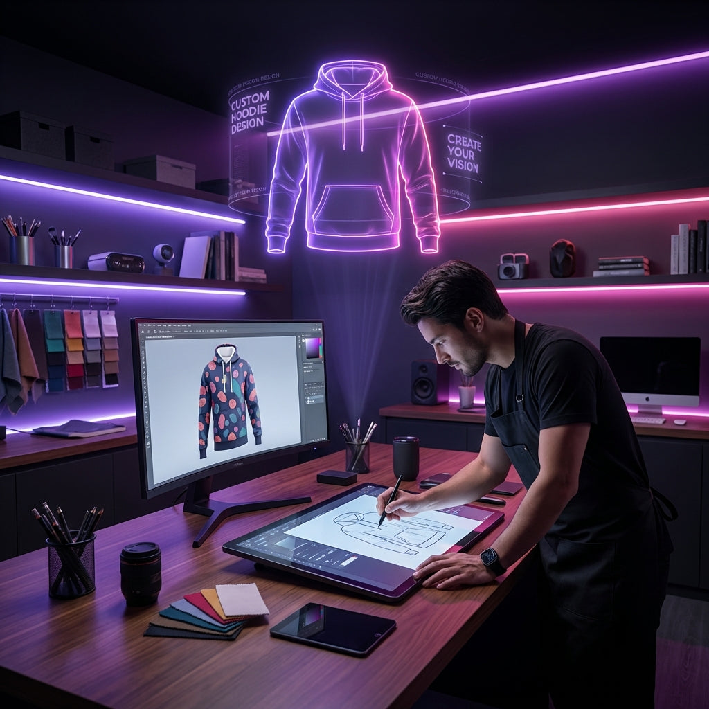 Hoodie Tasarla: Kapüşonlu Sweatshirt Tasarım Rehberi