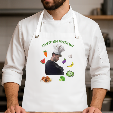 Özel Tasarım Master Chef Mutfak Önlüğü (Özelleştirilmiş)