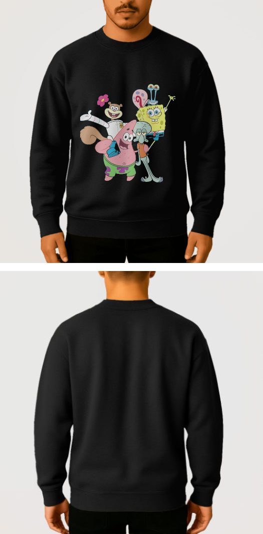 Tasarlanabilir Oversize Sweatshirt Premium Kalın Kumaş (Özelleştirilmiş) - 1x L