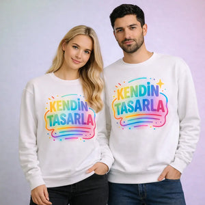 Tasarlanabilir Oversize Sweatshirt Premium Kalın Kumaş