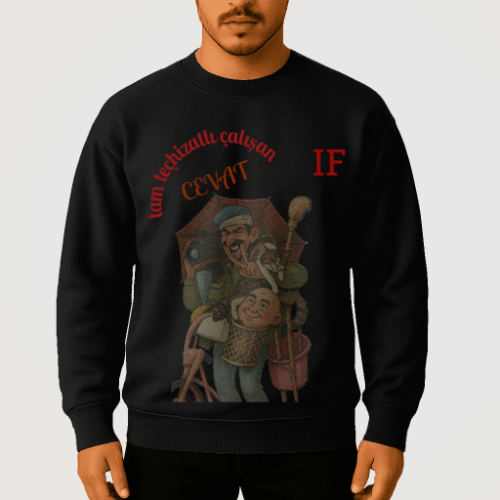 Tasarlanabilir Oversize Sweatshirt Premium Kalın Kumaş (Özelleştirilmiş)