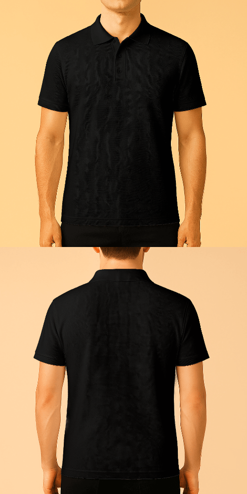 Tasarlanabilir Polo Yaka Tişört Premium Kalite (Özelleştirilmiş)