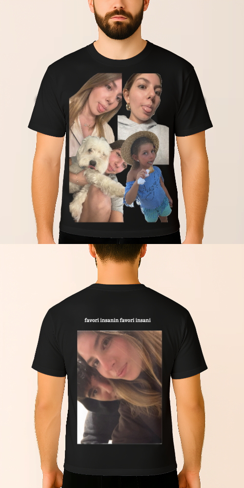 Tasarlanabilir Avrupa Kesim Regular Tişört (Özelleştirilmiş)