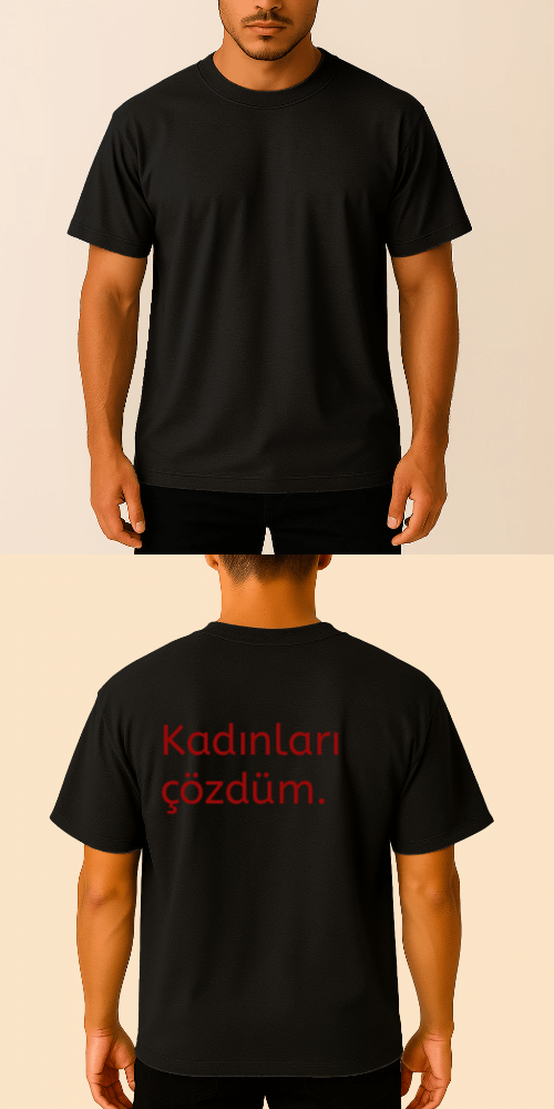 Tasarlanabilir Oversize Tişört Premium Kalite (Özelleştirilmiş)