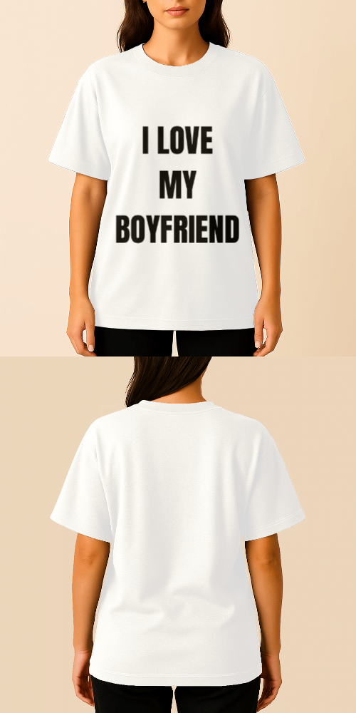 Tasarlanabilir Oversize Tişört Premium Kalite (Özelleştirilmiş)