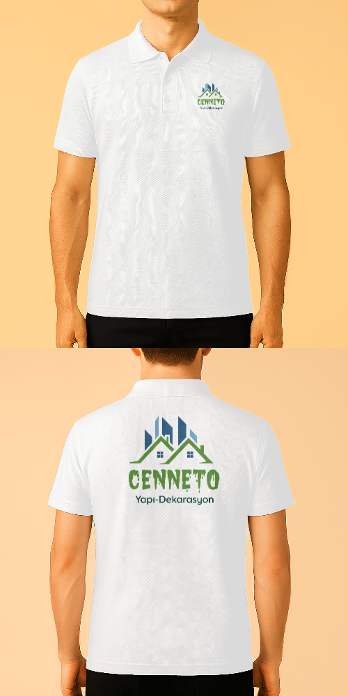 Tasarlanabilir Polo Yaka Tişört Premium Kalite (Özelleştirilmiş)