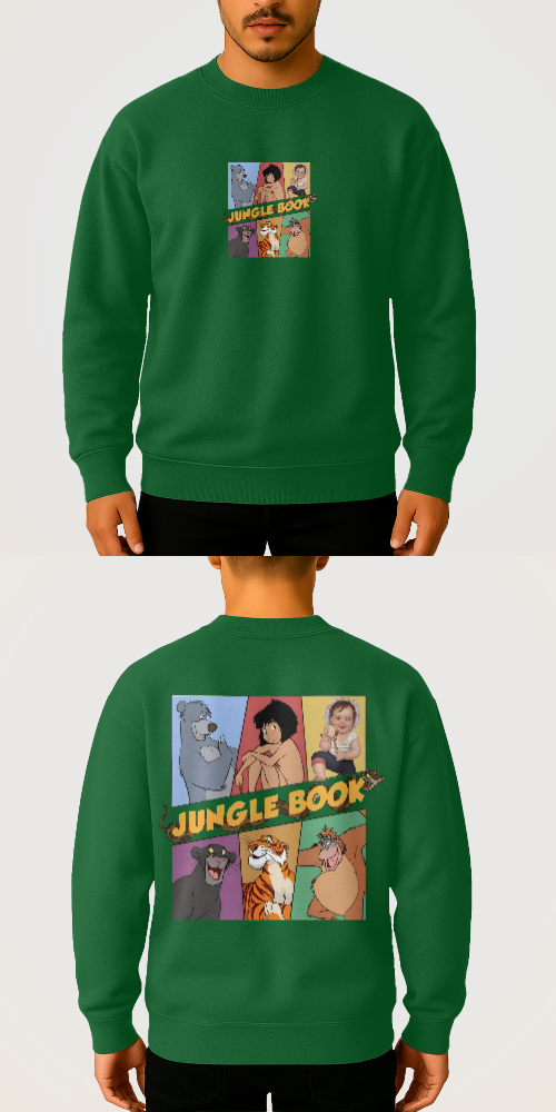 Tasarlanabilir Oversize Sweatshirt Premium Kalın Kumaş (Özelleştirilmiş)