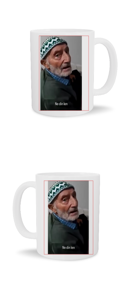 Tasarlananilir Baskılı Kupa Bardak (Özelleştirilmiş)