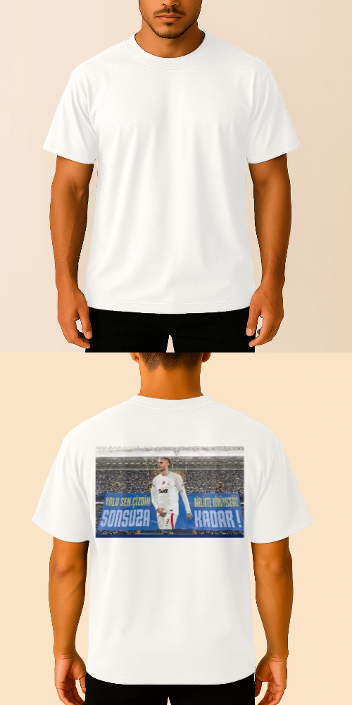 Tasarlanabilir Oversize Tişört Premium Kalite (Özelleştirilmiş)