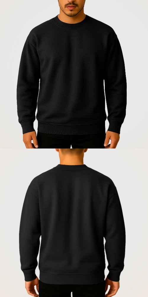 Tasarlanabilir Oversize Sweatshirt Premium Kalın Kumaş (Özelleştirilmiş)