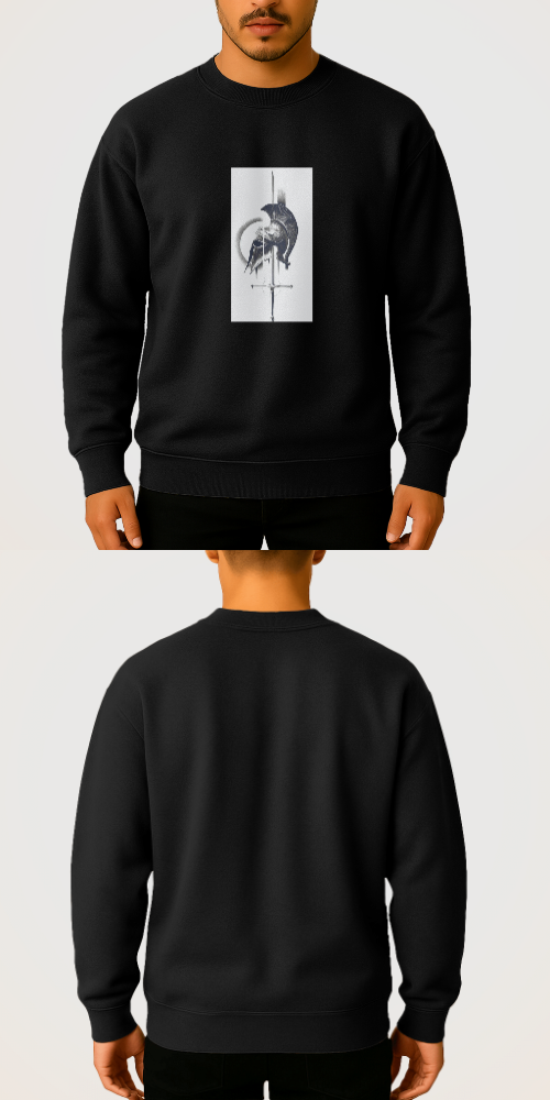 Tasarlanabilir Oversize Sweatshirt Premium Kalın Kumaş (Özelleştirilmiş)