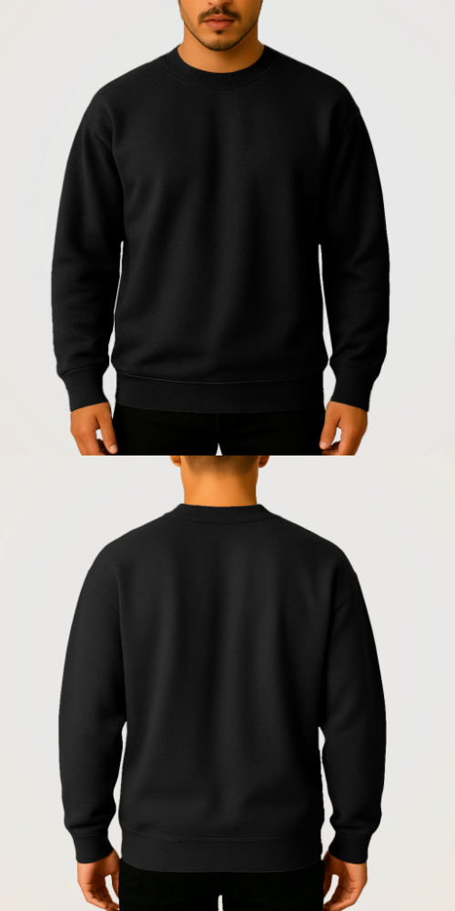 Tasarlanabilir Oversize Sweatshirt Premium Kalın Kumaş (Özelleştirilmiş)