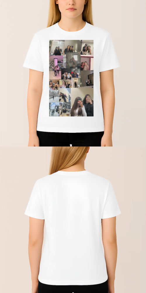 Tasarlanabilir Avrupa Kesim Regular Tişört (Özelleştirilmiş)