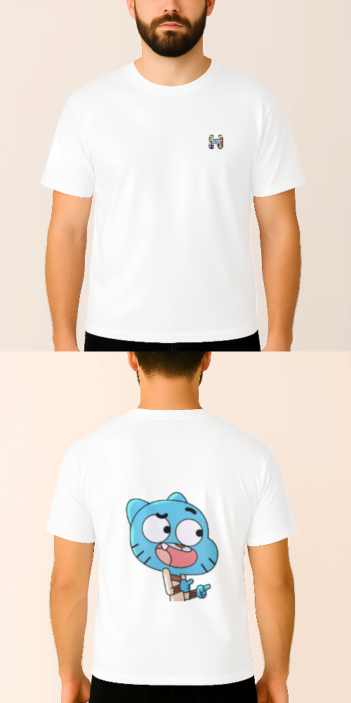 Tasarlanabilir Avrupa Kesim Regular Tişört (Özelleştirilmiş)