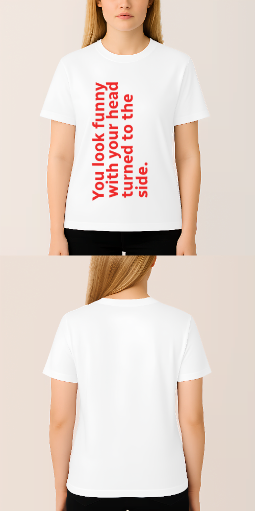 Tasarlanabilir Avrupa Kesim Regular Tişört (Özelleştirilmiş)