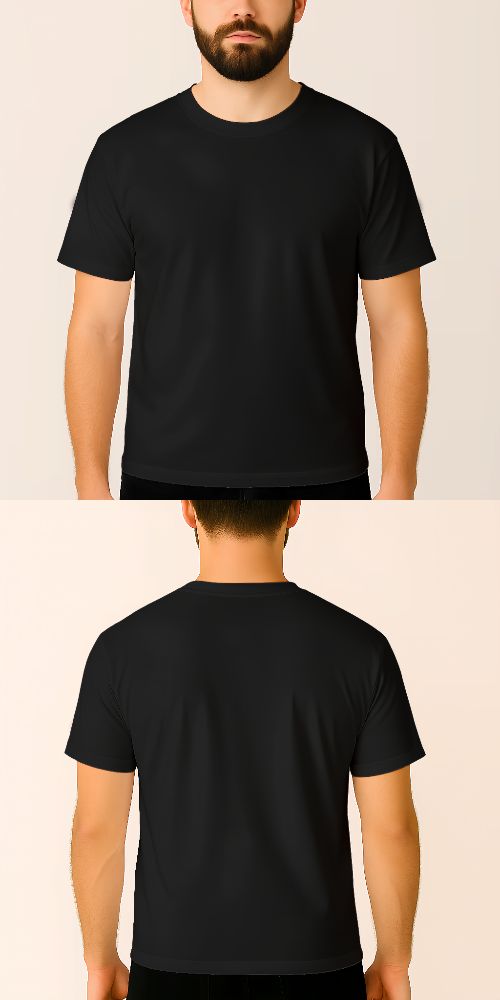 Tasarlanabilir Avrupa Kesim Regular Tişört (Özelleştirilmiş)